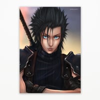 Image 1 of FF7R ZACK ART PRINT