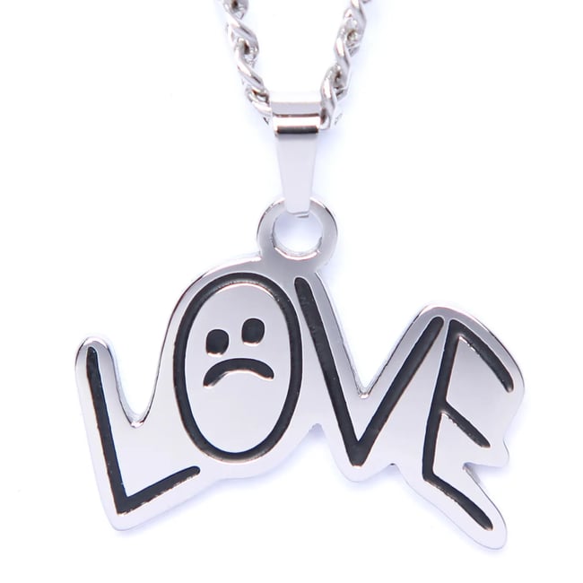 Lil Peep Love Stainless Steel Necklace