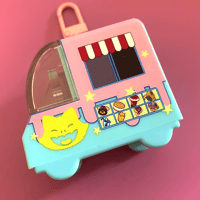 Image 3 of ShadowBlink Ice Cream Truck Keychain