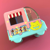 Image 4 of ShadowBlink Ice Cream Truck Keychain