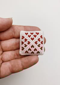 Image 1 of All About Hearts Granny Square Pillow