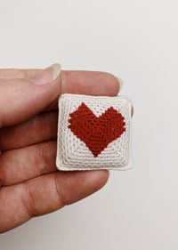 Image 2 of All About Hearts Granny Square Pillow