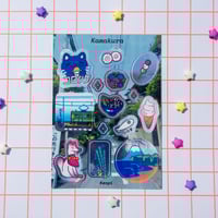 Image 1 of Kamakura Mirror Vinyl Sticker Sheet