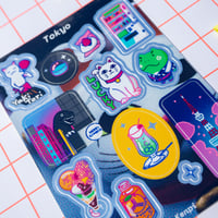 Image 2 of Tokyo Mirror Vinyl Sticker Sheet