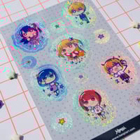Image 3 of Oshi No Ko Glitter Vinyl Sticker Sheet