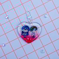 Image 1 of Bokuyaba Heart Charm