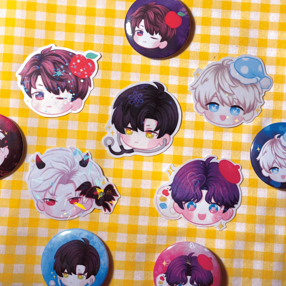 Image of 🪐 LADS STICKERS/PINS 🪐