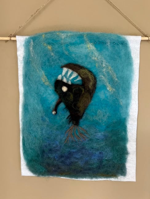 Image of Dawn the Anglerfish Tapestry