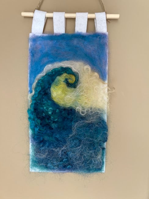 Image of The Wave Mini-Tapestry