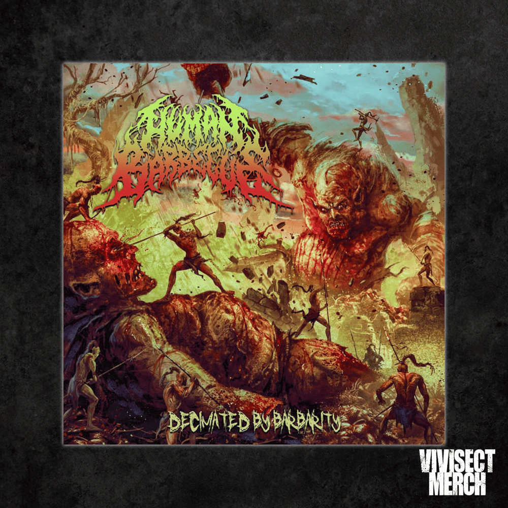 Image of Human Barbecue "Decimated By Barbarity" CD