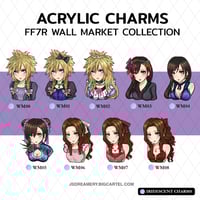 PREORDER | FF7R THE WALL MARKET IRIDESCENT CHARMS