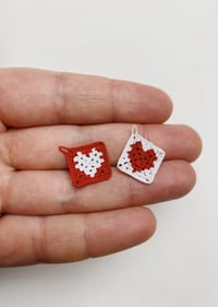 Hearts - Granny Square Potholders