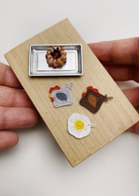 Image 2 of Chicken or Egg Dollhouse Potholders