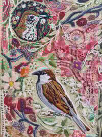 Image 4 of My Garden Songbirds Embroidery Hanging
