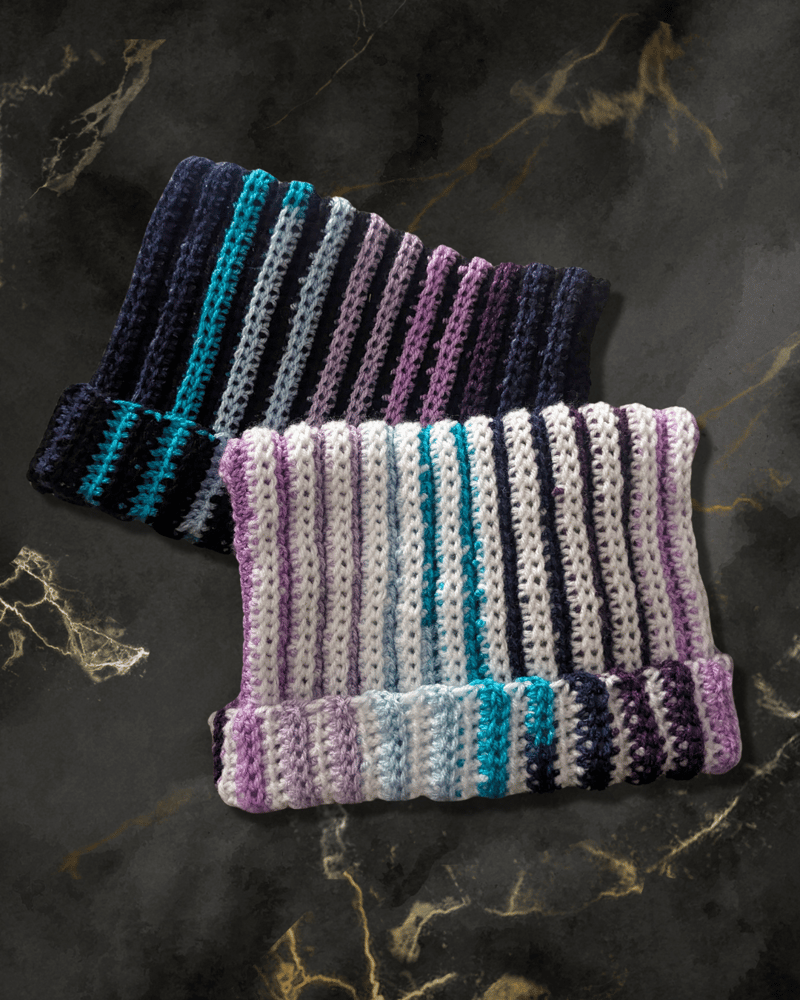 Image of Horizon Stripe Cat Ear Beanies