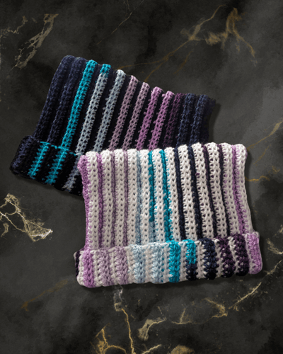 Image of Horizon Stripe Cat Ear Beanies