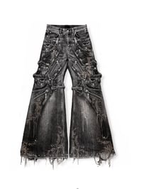 Image 1 of AW25 ‘Synx’ Wide Leg Flare Jeans 