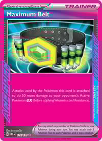 Maximum Belt - SV: Prismatic Evolutions (PRE) - Near Mint