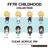 Image 4 of FF7R THE CHILDHOOD CLOTI PIN