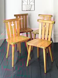 Image 1 of Pine Chairs by Göran Malmvall, Sweden (8 Available)