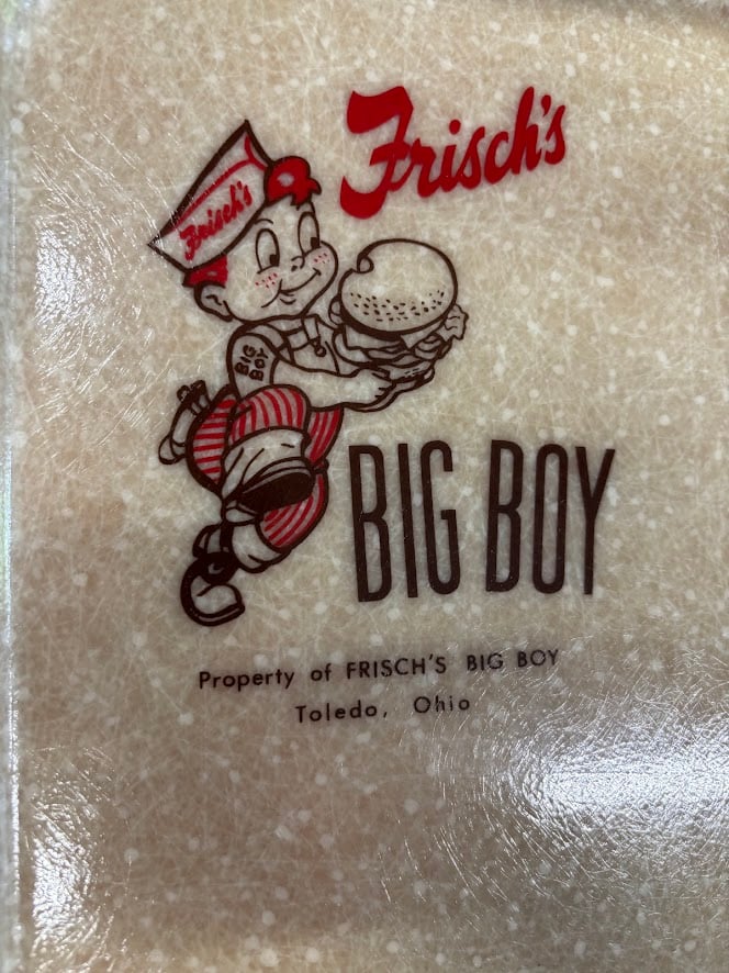 1960's Frisch's food tray