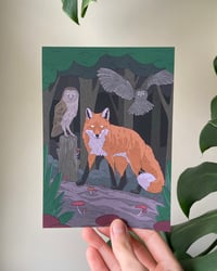 Image 1 of Fox & Owls Print