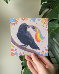 Image 2 of Pride Crow Print