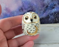 Image 4 of Gold Luster Snowy Owl