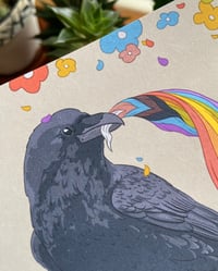 Image 3 of Pride Crow Print