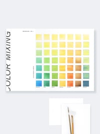 Artists' book – Watercolor Vol. 1<br>Color Mixing Charts