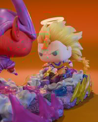 Image 2 of GOKU SSJ3 VS JANEMBA DRAGON BALL Z CUSTOM FUNKO POP
