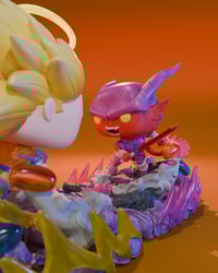 Image 5 of GOKU SSJ3 VS JANEMBA DRAGON BALL Z CUSTOM FUNKO POP