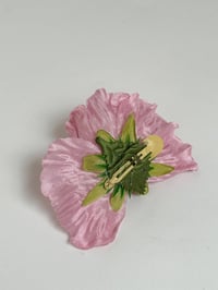 Image 2 of pink icelandic poppy clip