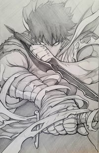 SOLO LEVELING ORIGINAL ART SIGNED