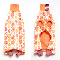 Image 2 of vtg vintage tank italian greyhound catneydogney upcycled dog jumpsuit pajama legs romper long iggy