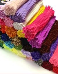 Image 2 of Fuzzy wires, 50 pieces, multiple colors
