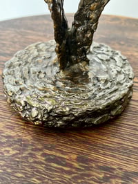 Image 4 of Sculptural Steel Candelabra with Resin Finish, France