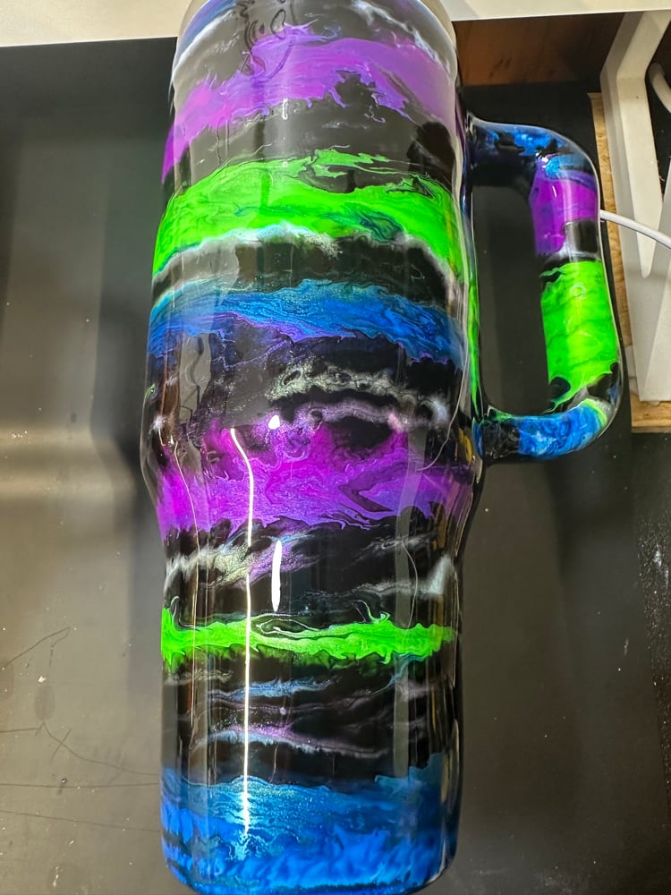 Image of 40oz blue green 