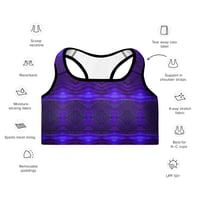 Image 18 of Indigo Galaxy Padded Sports Bra