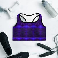 Image 3 of Indigo Galaxy Padded Sports Bra
