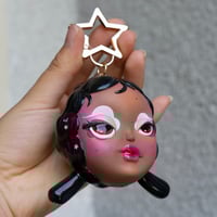 Image 3 of "Flower Mantis" Hand Made Bag Charm