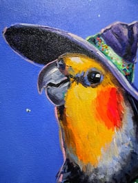 Image 2 of Cockatiel wizard! Original painting