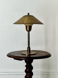Image 1 of Brass and Glass Table Lamp, Denmark I