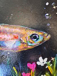 Image 3 of Fancy fish original painting