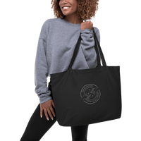 Image 1 of Tote bag noir large "Amiesoeurs" 100 % coton bio