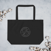 Image 2 of Tote bag noir large "Amiesoeurs" 100 % coton bio