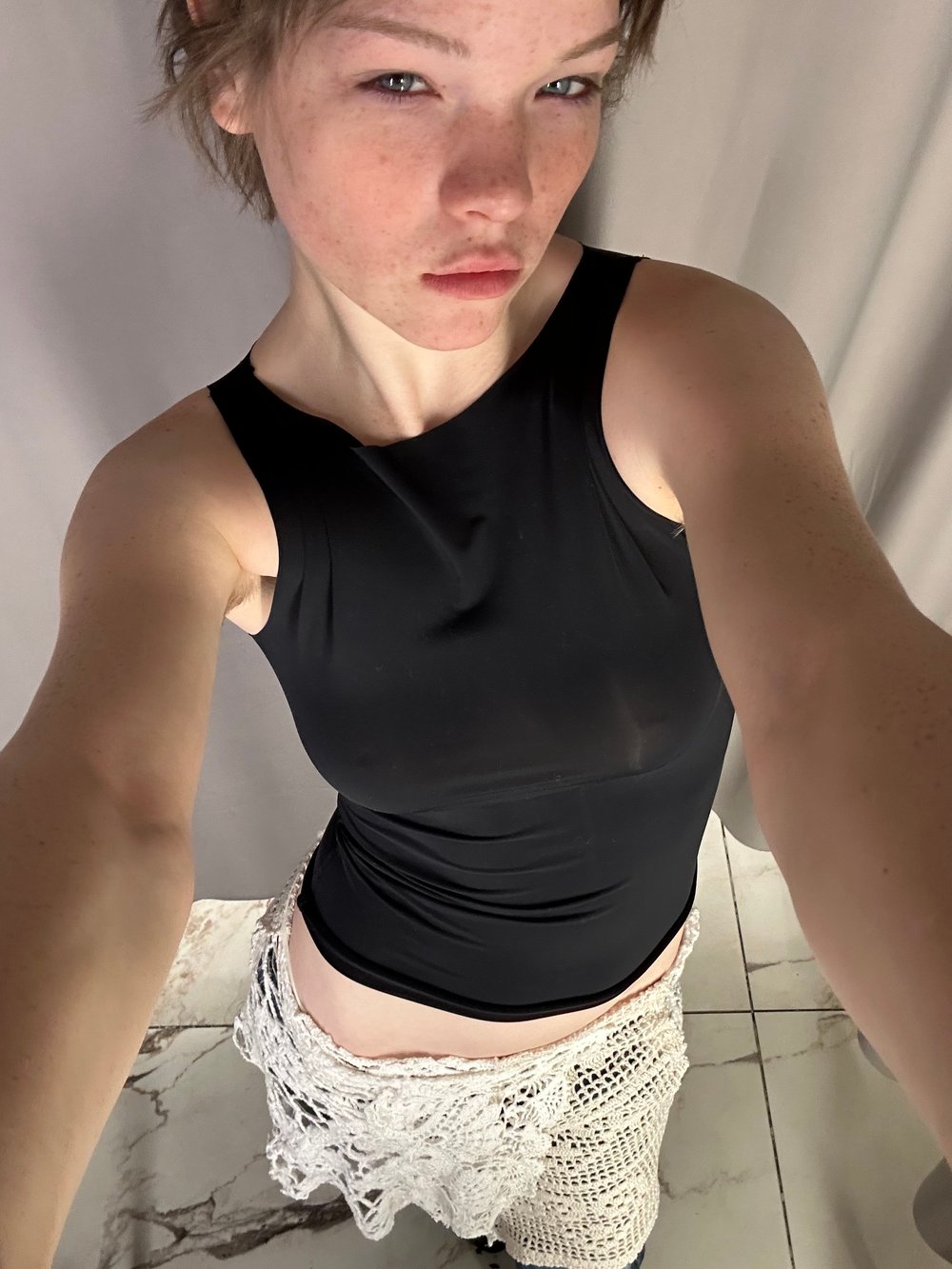 Black boat neck top