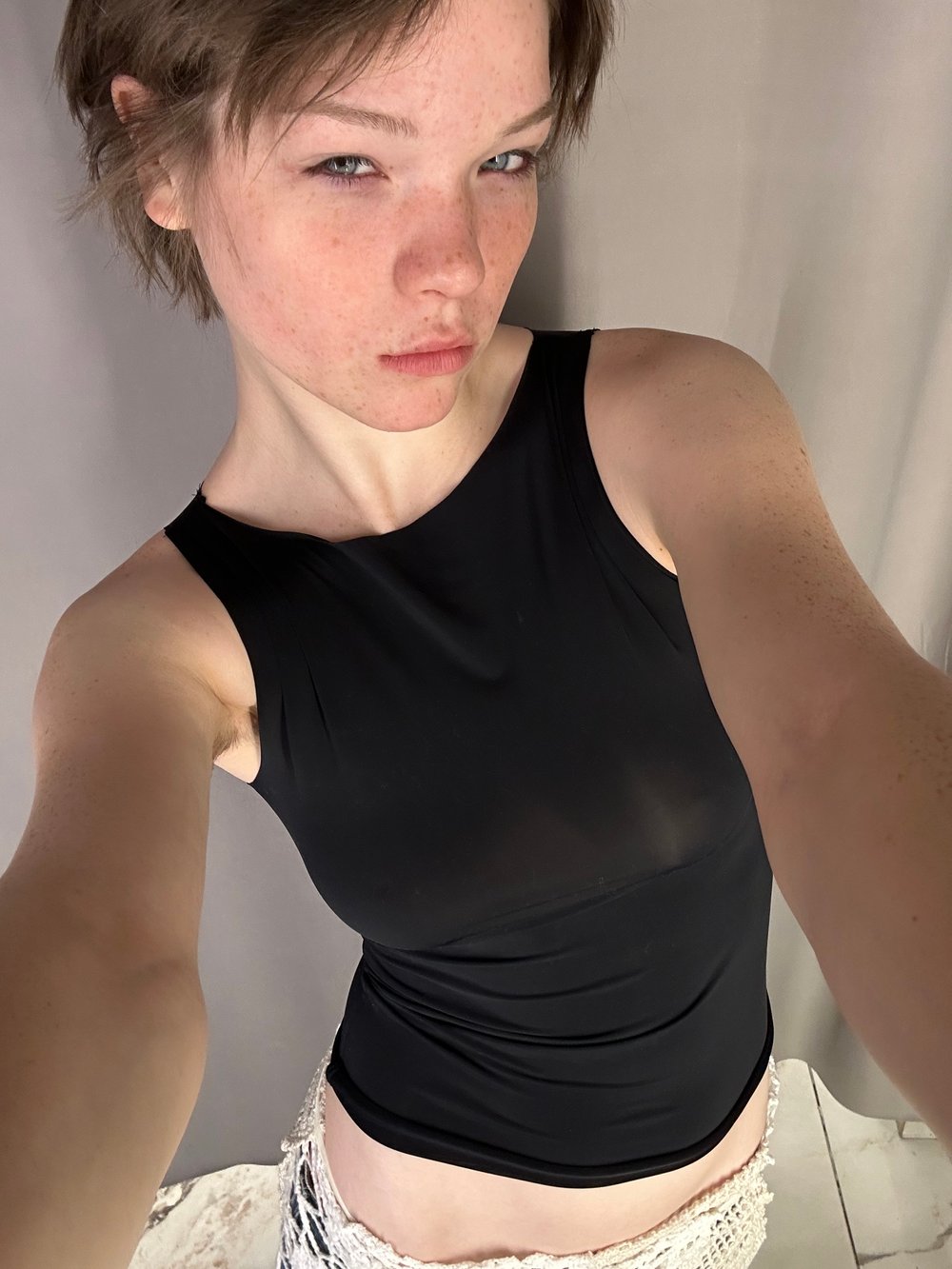 Black boat neck top
