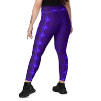 Image 21 of  Indigo Galaxy Crossover Leggings with Pockets