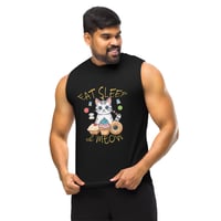 Image 2 of Eat, Sleep, Meow Women's Muscle Shirt